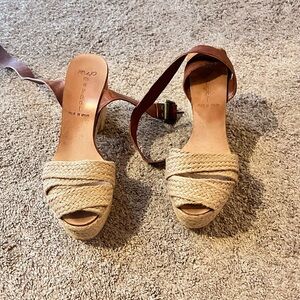 Women's Tan Espadrille Sandals
